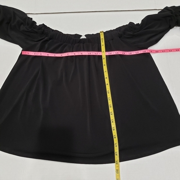 BP. off the Shoulders Stretchy Black Basic Top Size Medium - Picture 8 of 9